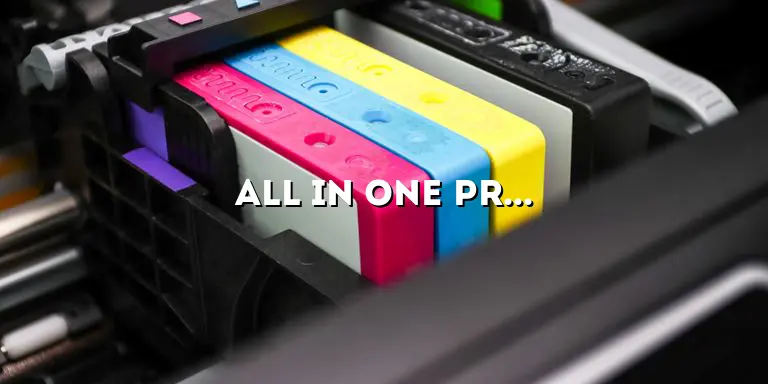 All in One Printer Walmart: The Ultimate Guide to Finding the Perfect Printer