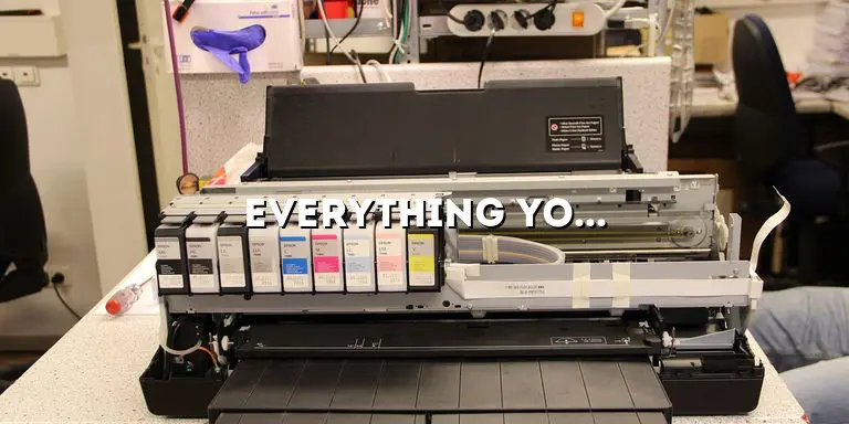 Everything You Need to Know About the Large Format Epson Printer