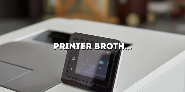 Printer Brother Review: The Ultimate Guide to Choosing the Perfect Printer